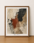 Abstract art in a minimalist setting