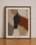 Abstract composition in wooden frame 2