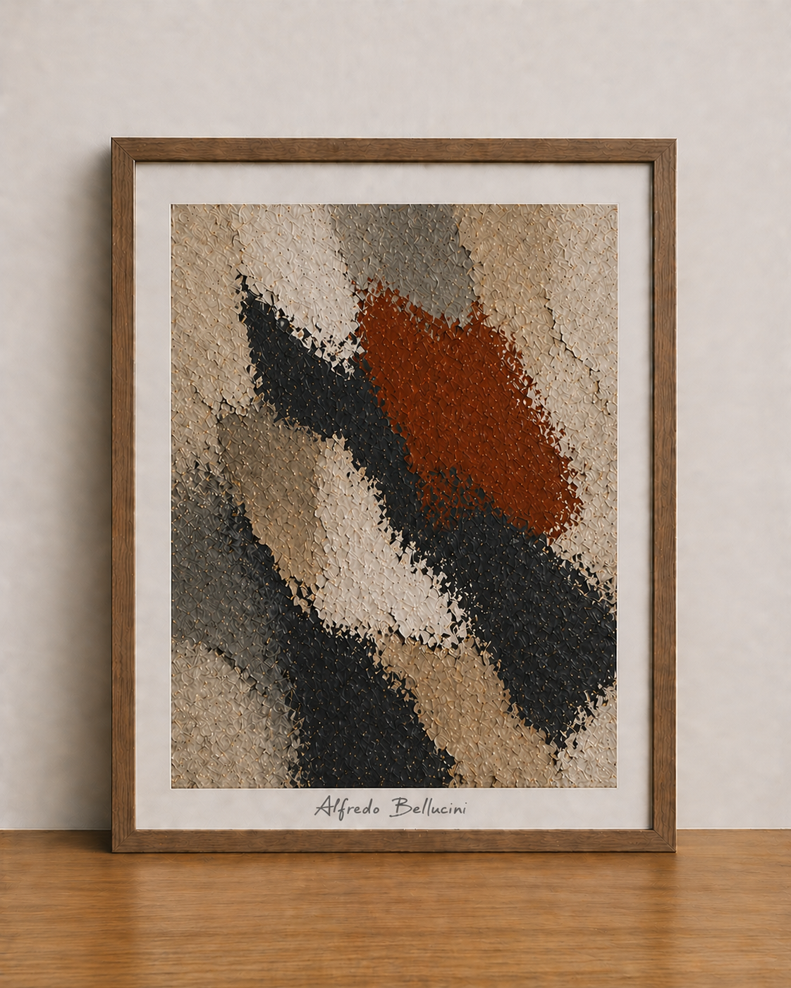 Abstract harmony in neutral tones