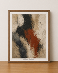 Abstract texture on warm wood backdrop
