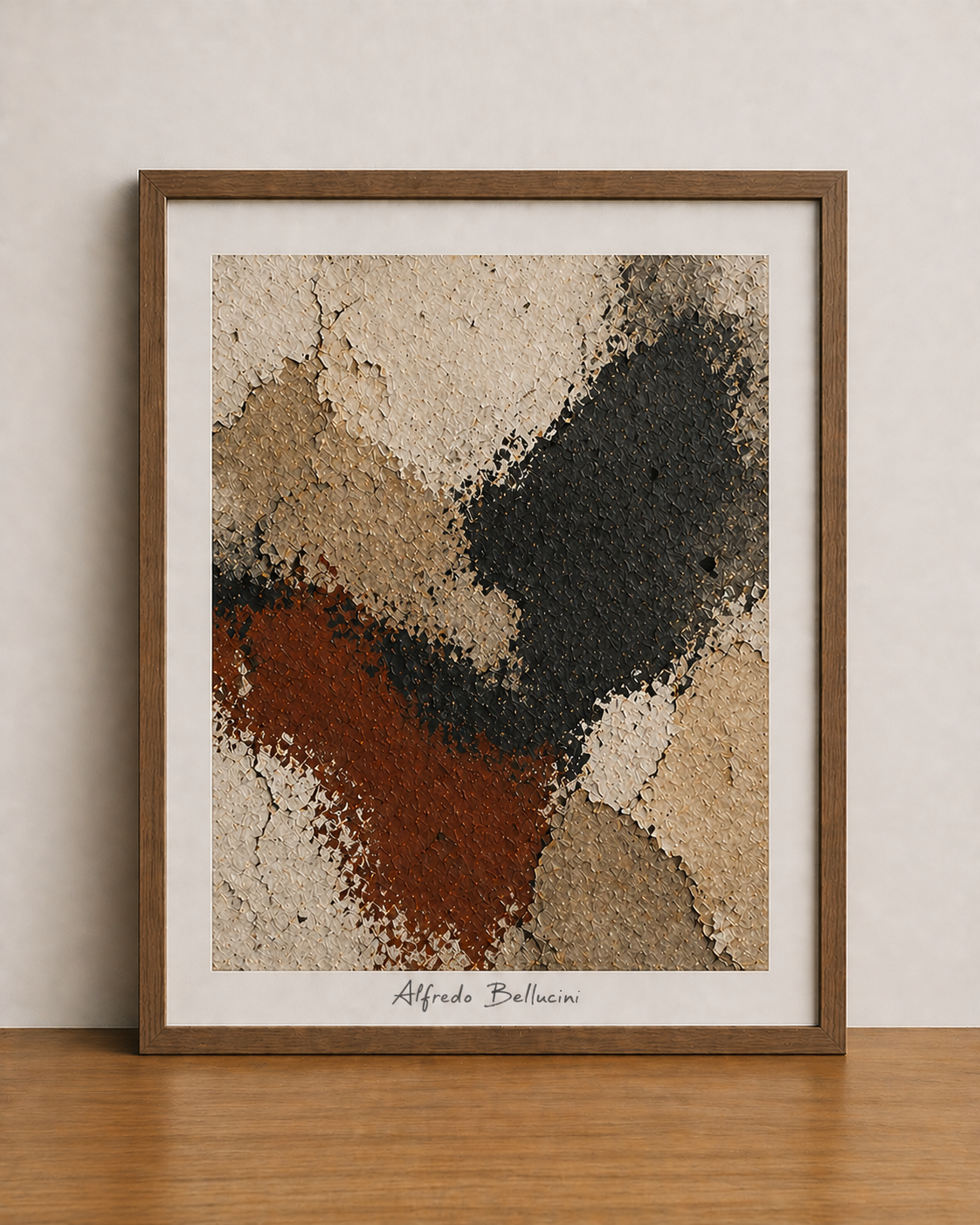 Abstract textures in muted tones